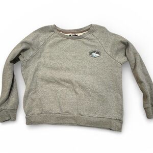 Women’s ZYIA Heather Gray Cropped Sweatshirt Size Medium Excellent Condition